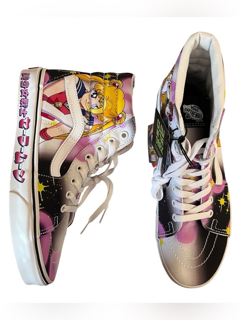 Vans X Sailor Moon Sk8-Hi Pretty Guardians Sneakers Size 7.5 Men’s/9 Women’s NIB